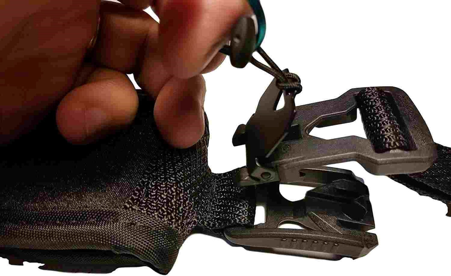 Limit-Less Wheelchair Pelvic Harness Dual Thigh Support with Limit-Less Magnetic Self Engaging Buckle L2P