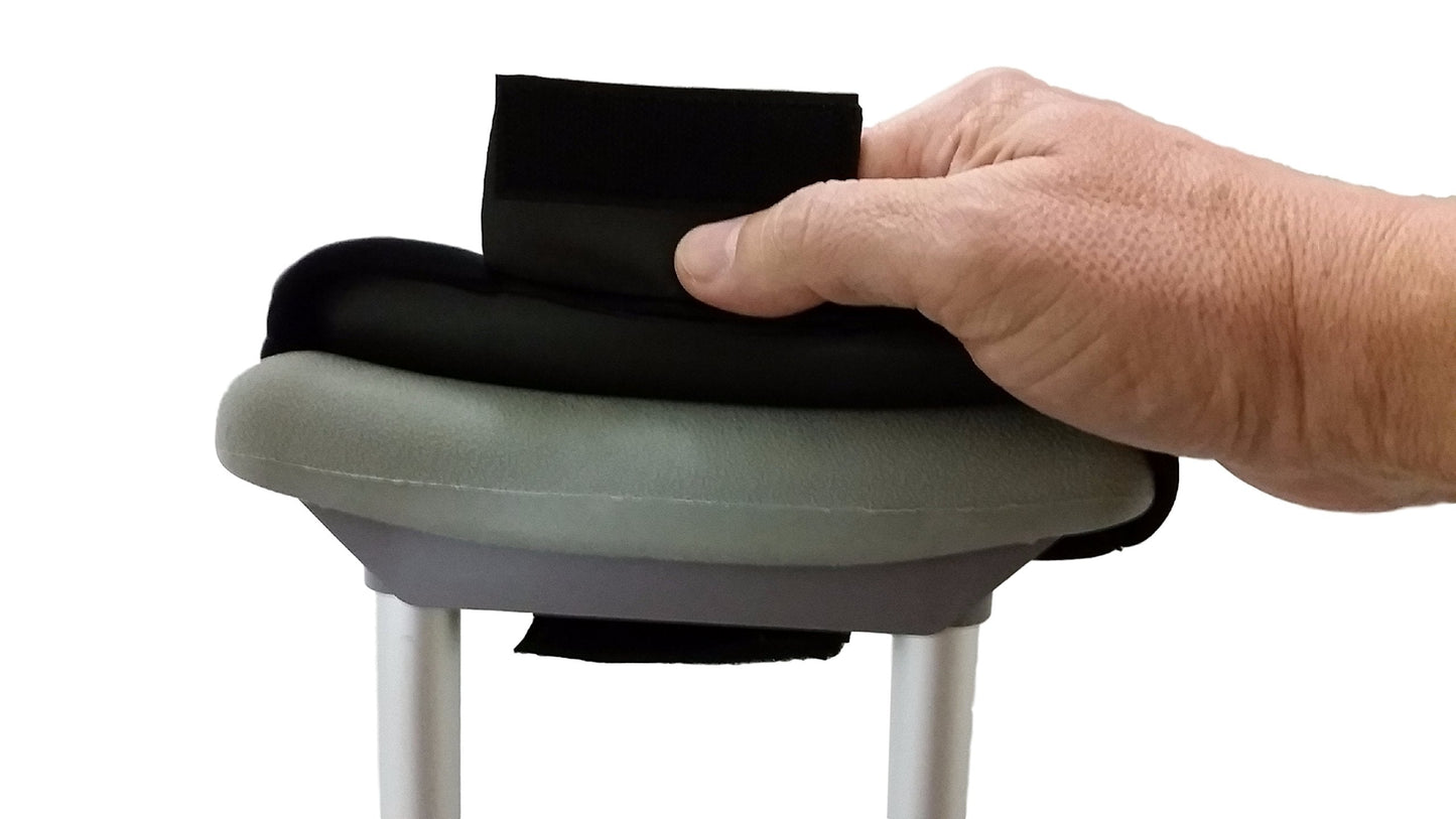 Crutch - Premium Soft Gel Crutch Top Covers and Gel Hand Grips (Full Set) - Softens the Pain of Using Crutches