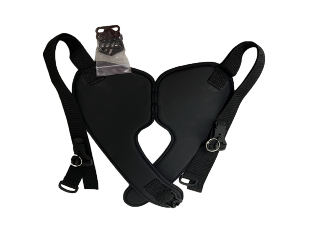 Limit-Less Wheelchair Pelvic Harness Dual Thigh Support with Limit-Less Magnetic Self Engaging Buckle L2P