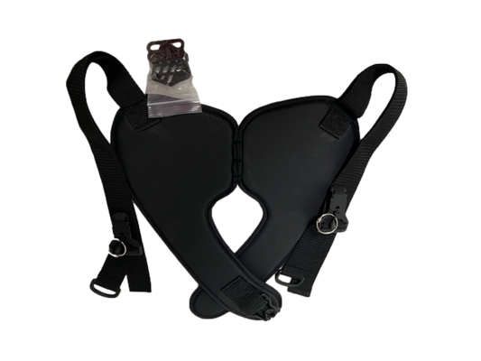 Limit-Less Wheelchair Pelvic Harness Dual Thigh Support with Limit-Less Magnetic Self Engaging Buckle L2P