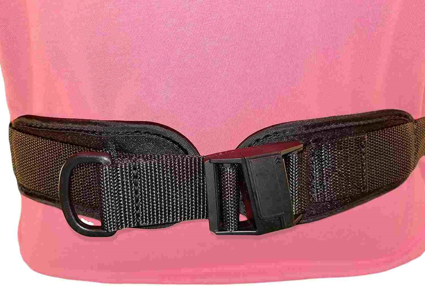 Limit-Less Wheelchair Single Pull Seat Belt with Limit-Less 1.0" Sliding Magnetic Self Engaging Buckle L1P