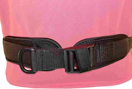 Limit-Less Wheelchair Single Pull Seat Belt with Limit-Less 1.0" Sliding Magnetic Self Engaging Buckle L1P