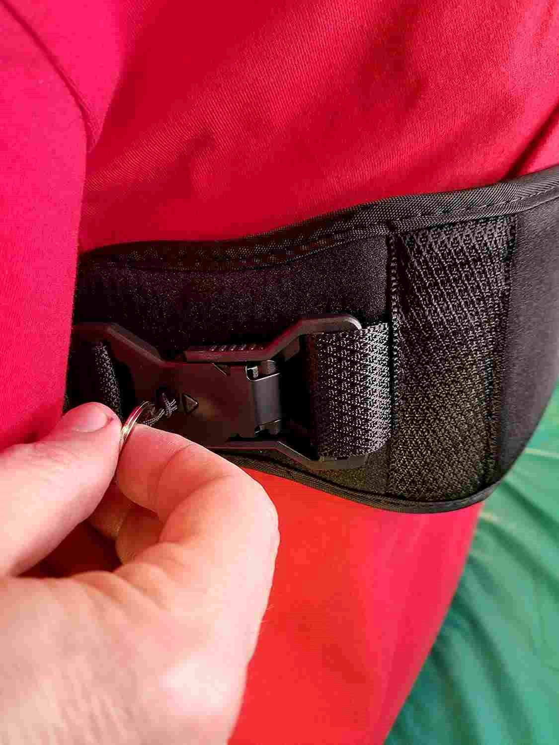 Limit-Less Wheelchair Chest Strap with Limit-Less Magnetic Self Engaging Buckles LLC LVC