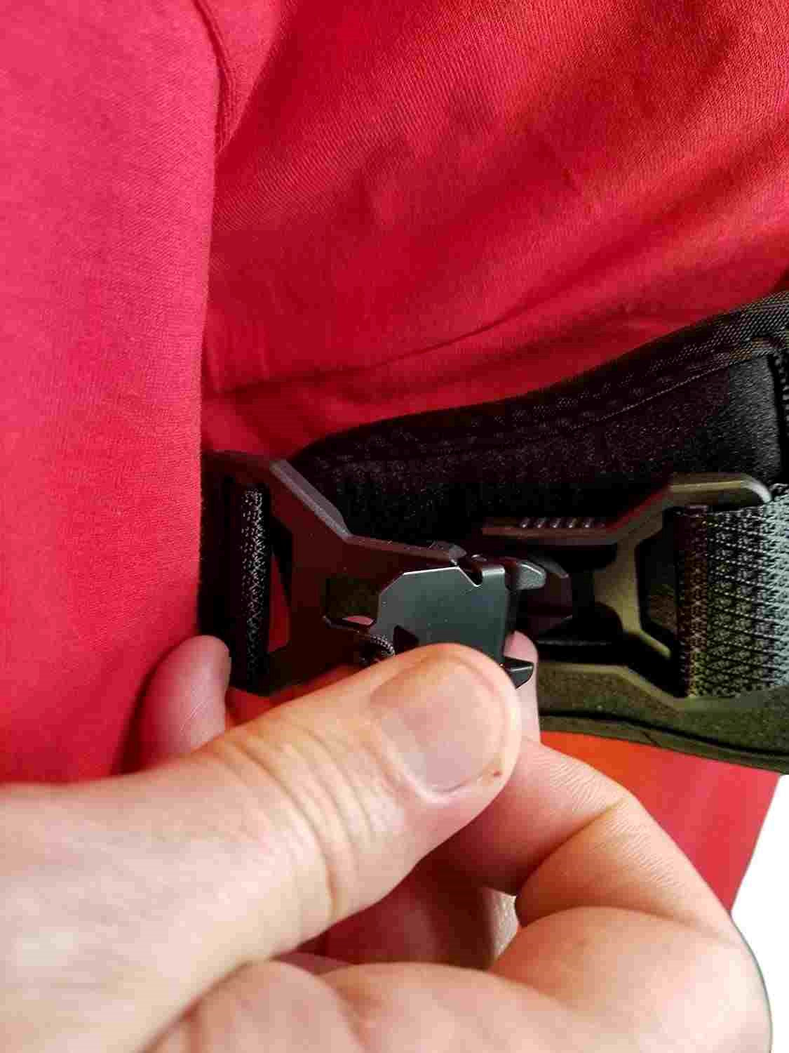 Limit-Less Wheelchair Chest Strap with Limit-Less Magnetic Self Engaging Buckles LLC LVC