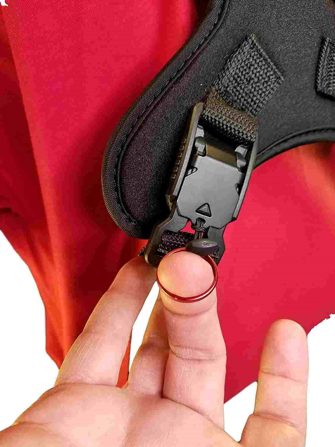 Limit-Less Wheelchair Female Chest Harness with Limit-Less Magnetic Self Engaging Buckles (With Back Mount Hardware) LFH