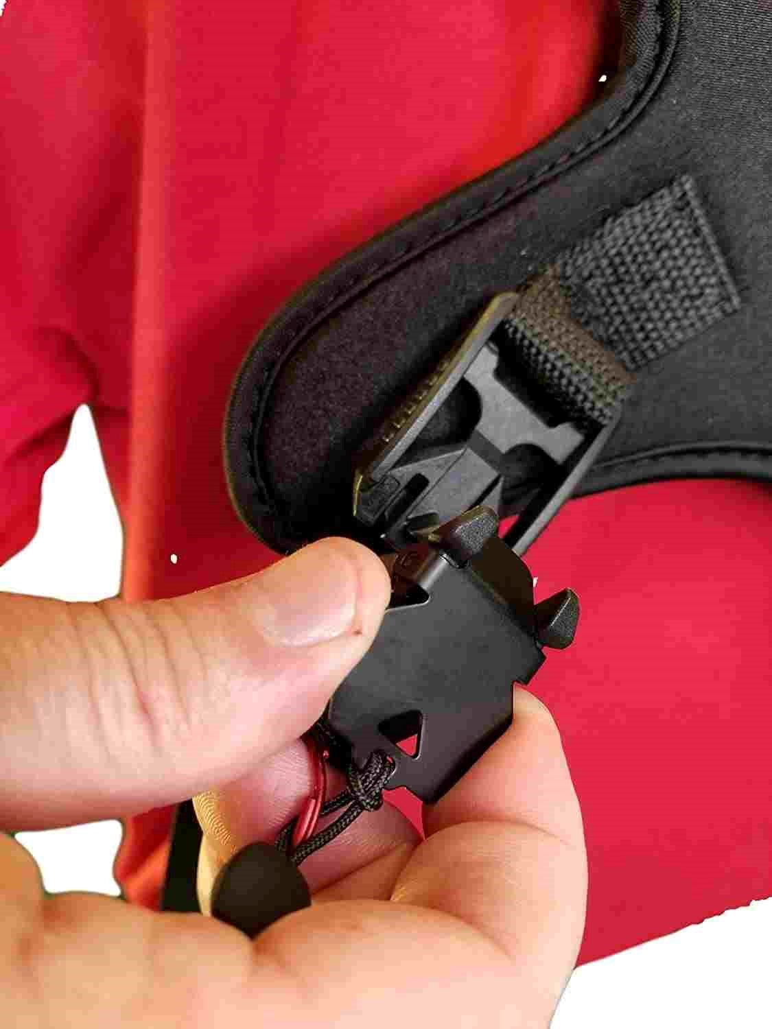 Limit-Less Wheelchair Female Chest Harness with Limit-Less Magnetic Self Engaging Buckles (With Back Mount Hardware) LFH